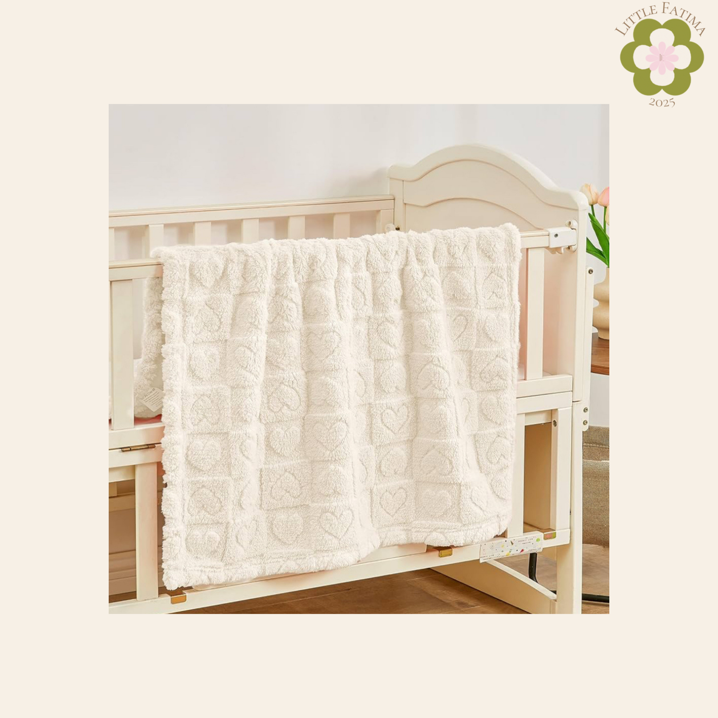 🛏️ Manta suave para bebé – azul