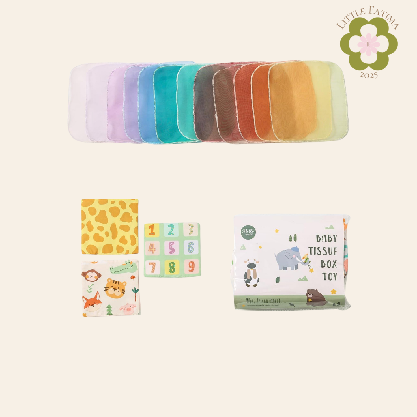 🧸 Caja sensorial mágica para bebé – Baby Tissue Box