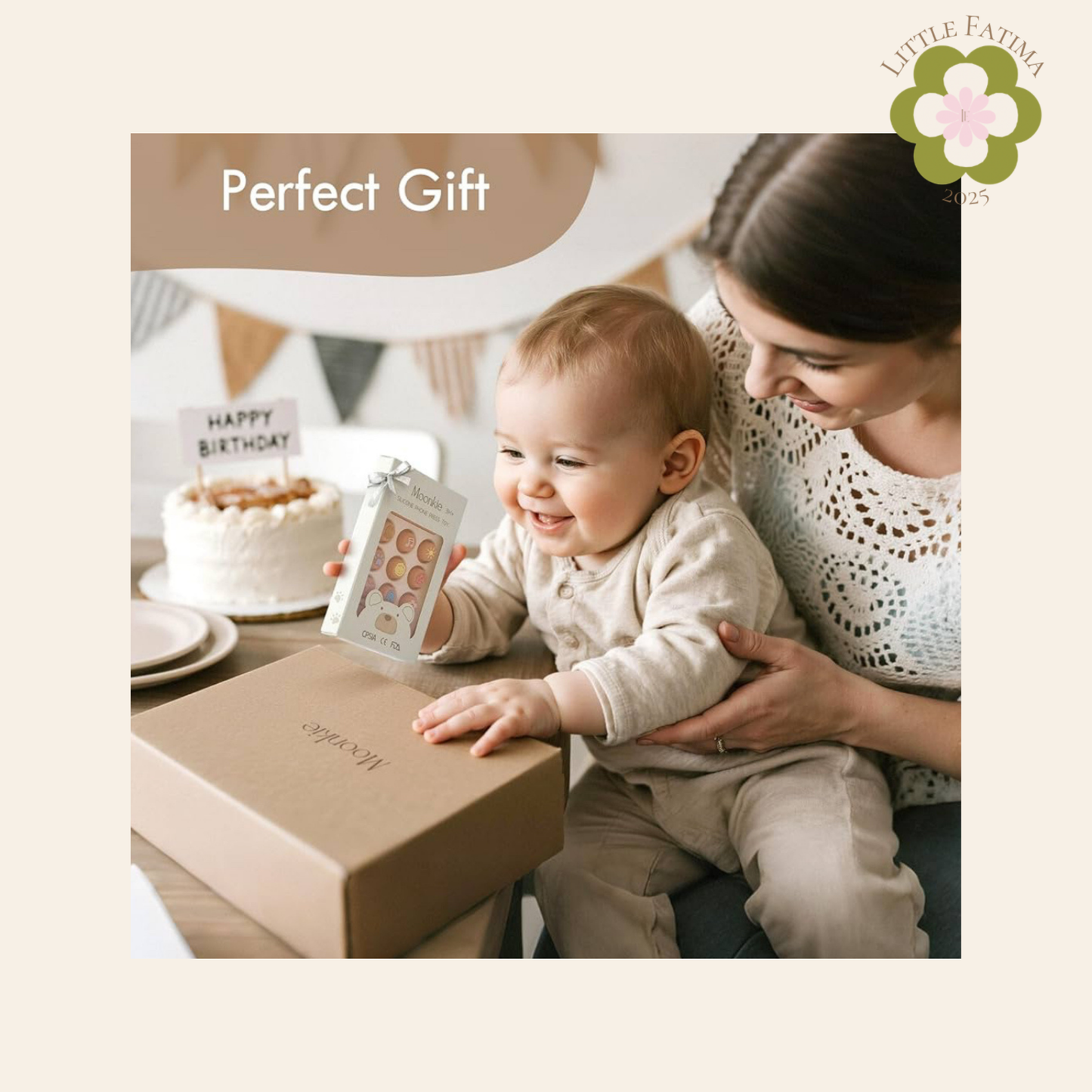 Juguete sensorial “Phone Press” de silicona – Moonkie 📱🧸