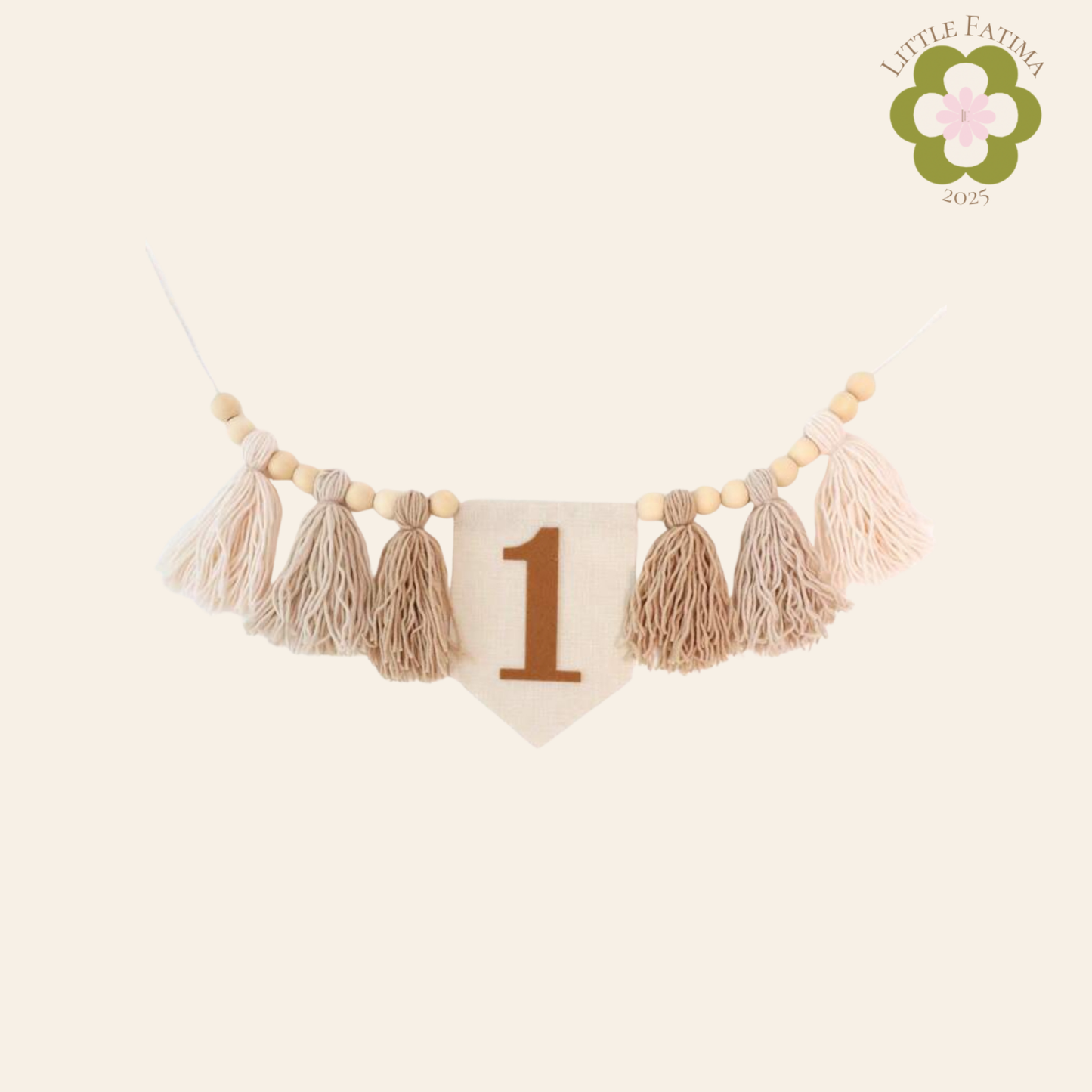 🎂 Guirnalda decorativa “Mi Primer Año” – Little Fátima