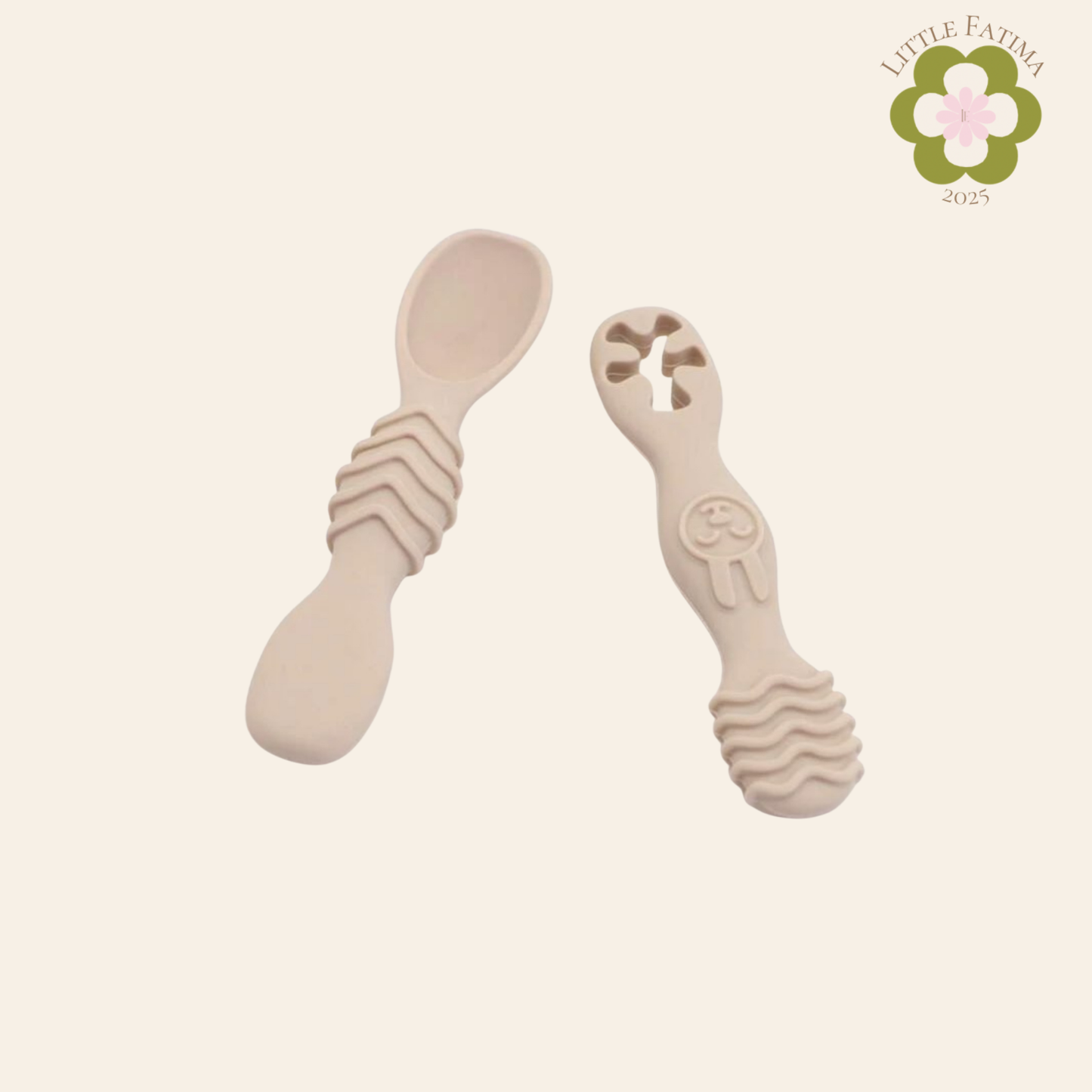🥄 Set de cucharas de entrenamiento de Alimentación Complementaria – Little Fátima