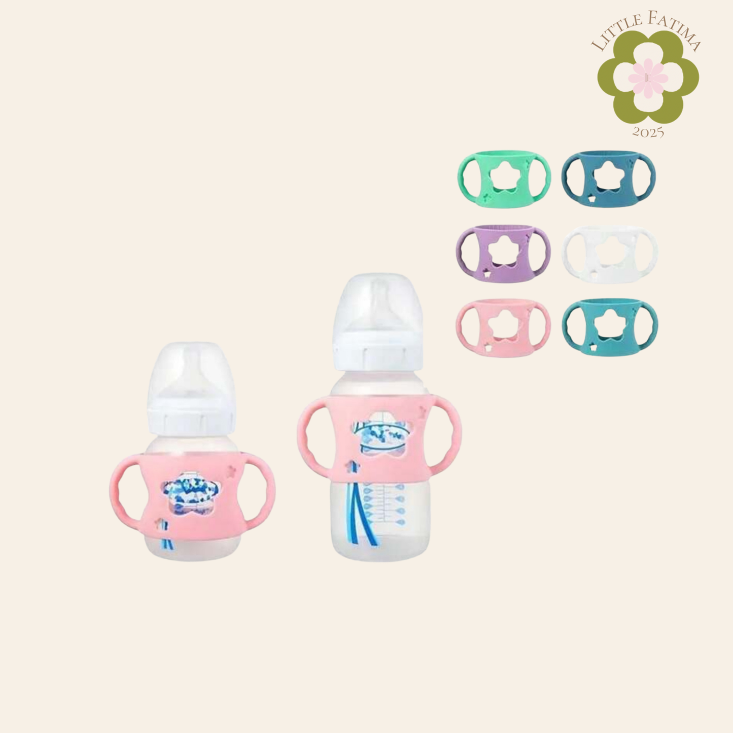 🍼 Asa de silicona para teteros – Little Fátima
