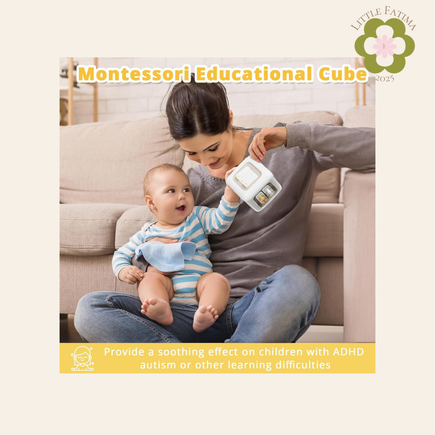 Cubo sensorial Montessori – Little Fátima