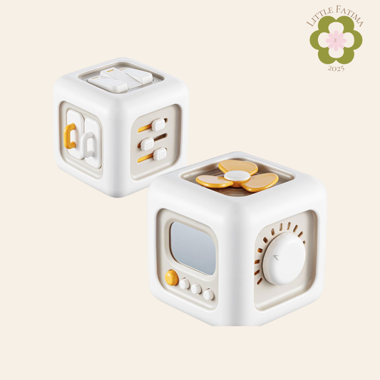 Cubo sensorial Montessori – Little Fátima