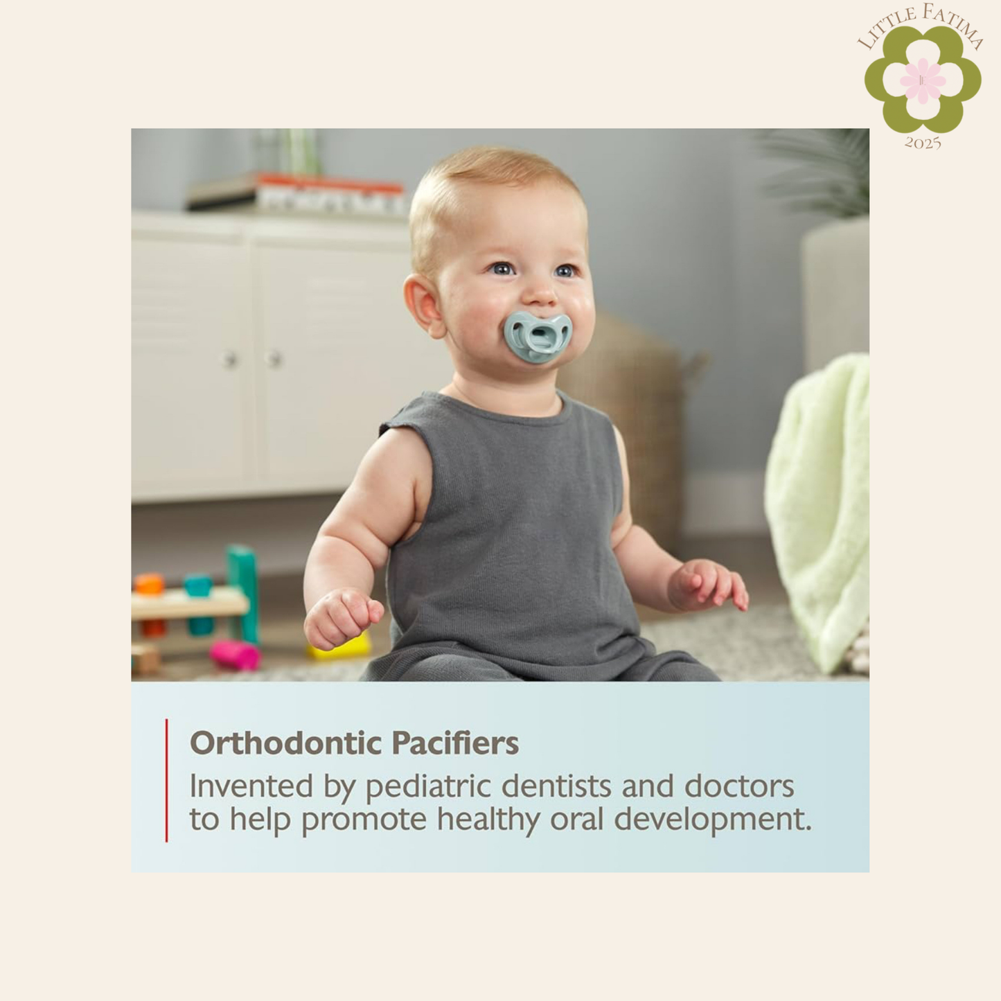 NUK – Chupos ortodónticos 0 a 6 meses (set de 5 unidades)