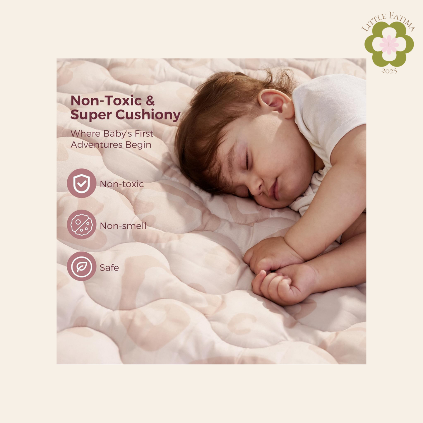 Tapete de juego para bebe  - MOMCOZY 🌸