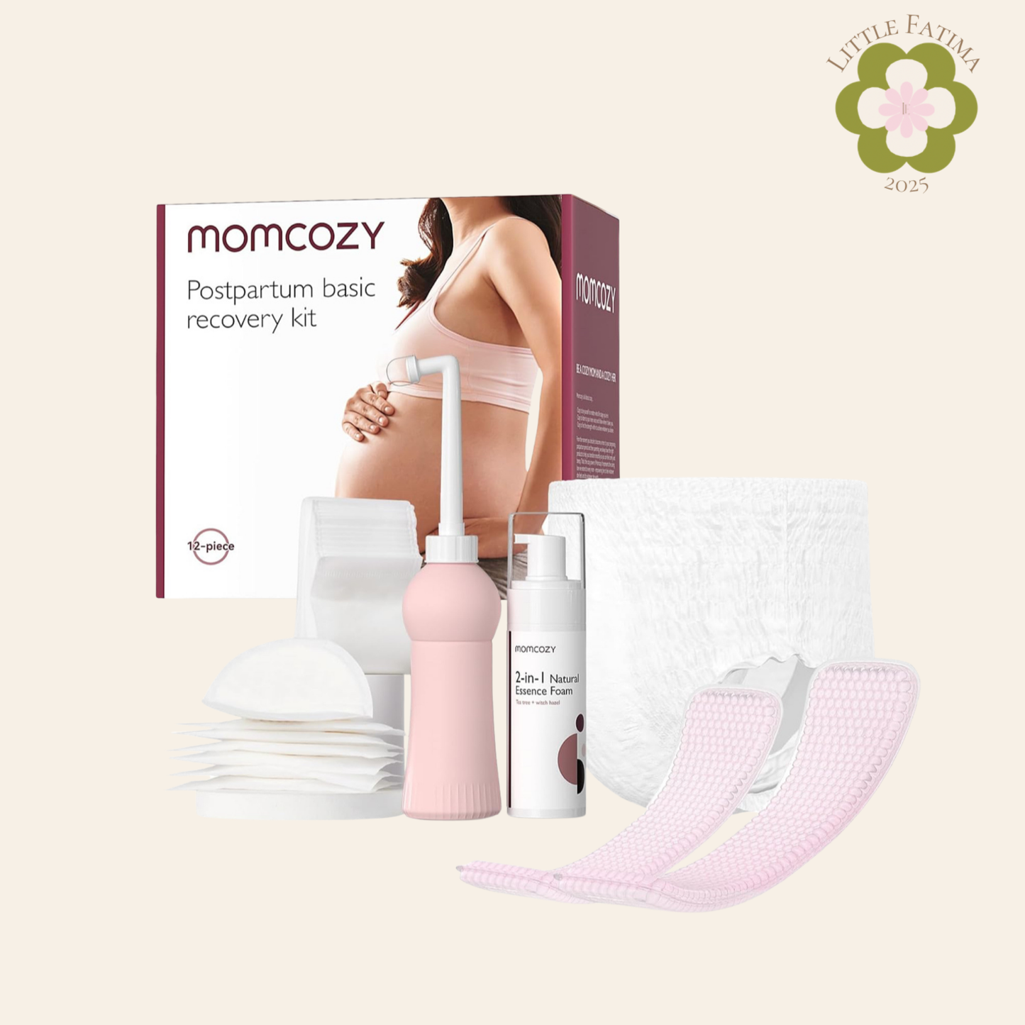 Kit esencial recuperación postparto - MOMCOZY 🌸