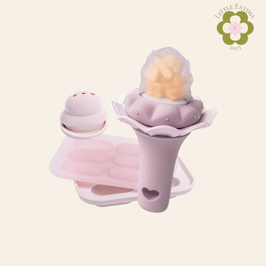Alimentador de frutas para bebe, con bandeja congeladora - Moonkie 🍦
