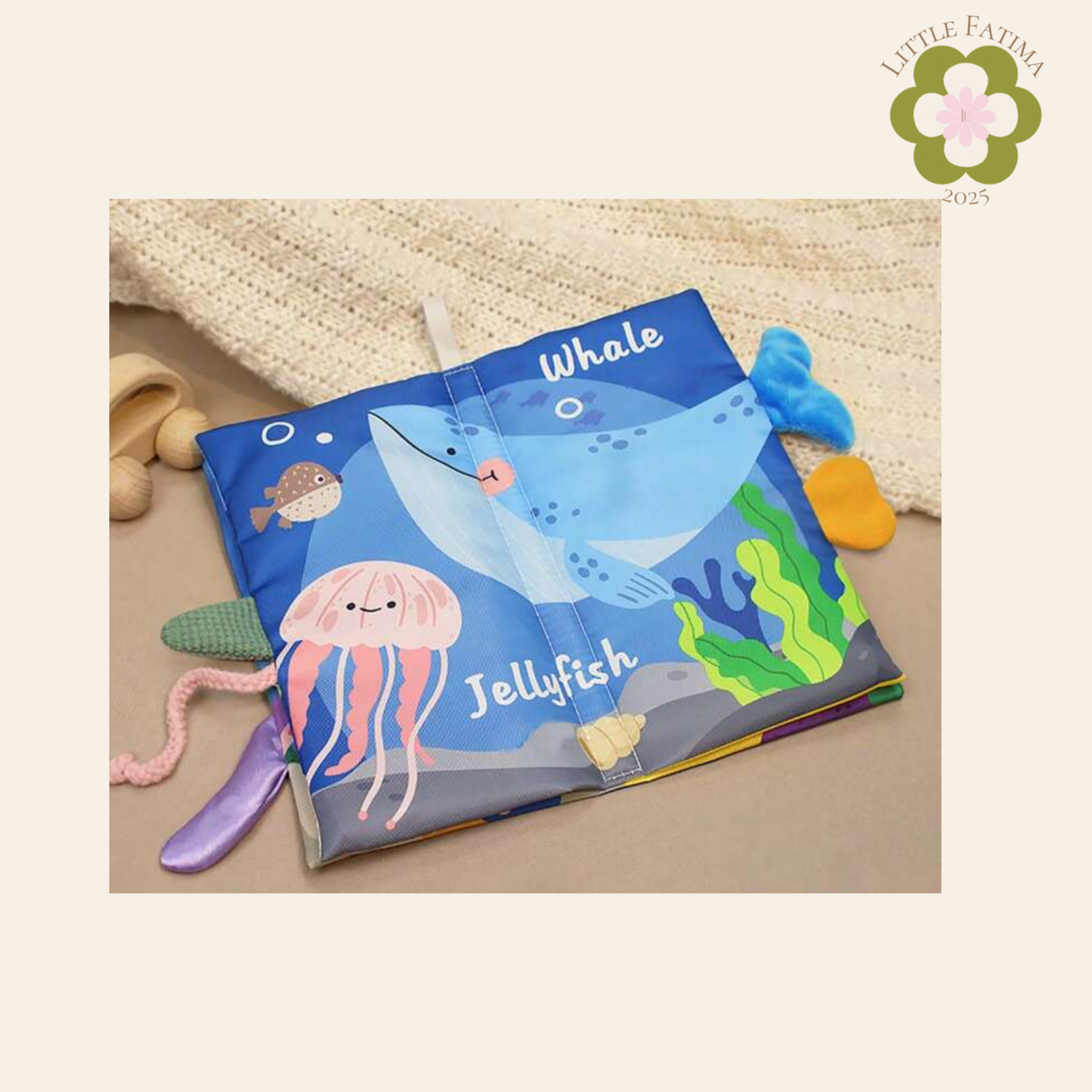 Libros sensoriales con colitas 3D – Varios modelos