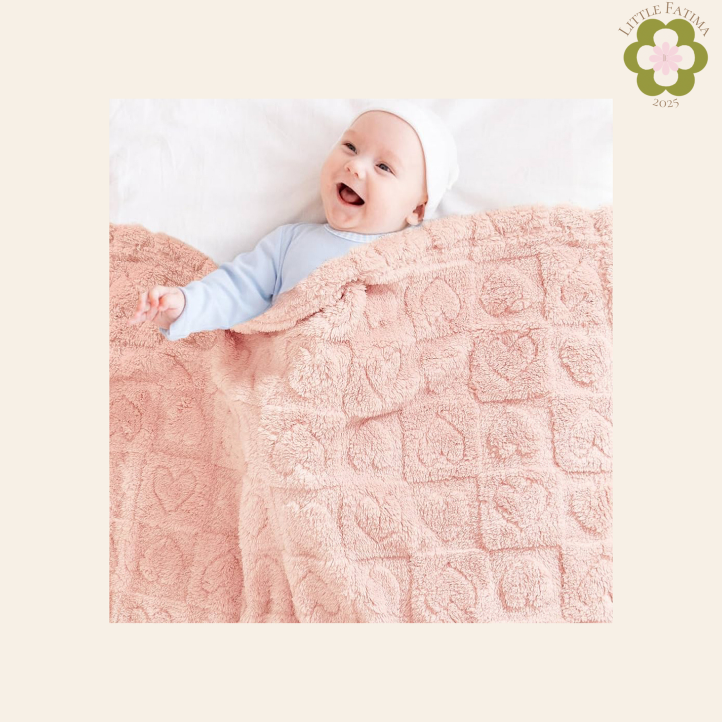 🛏️ Manta suave para bebé – azul