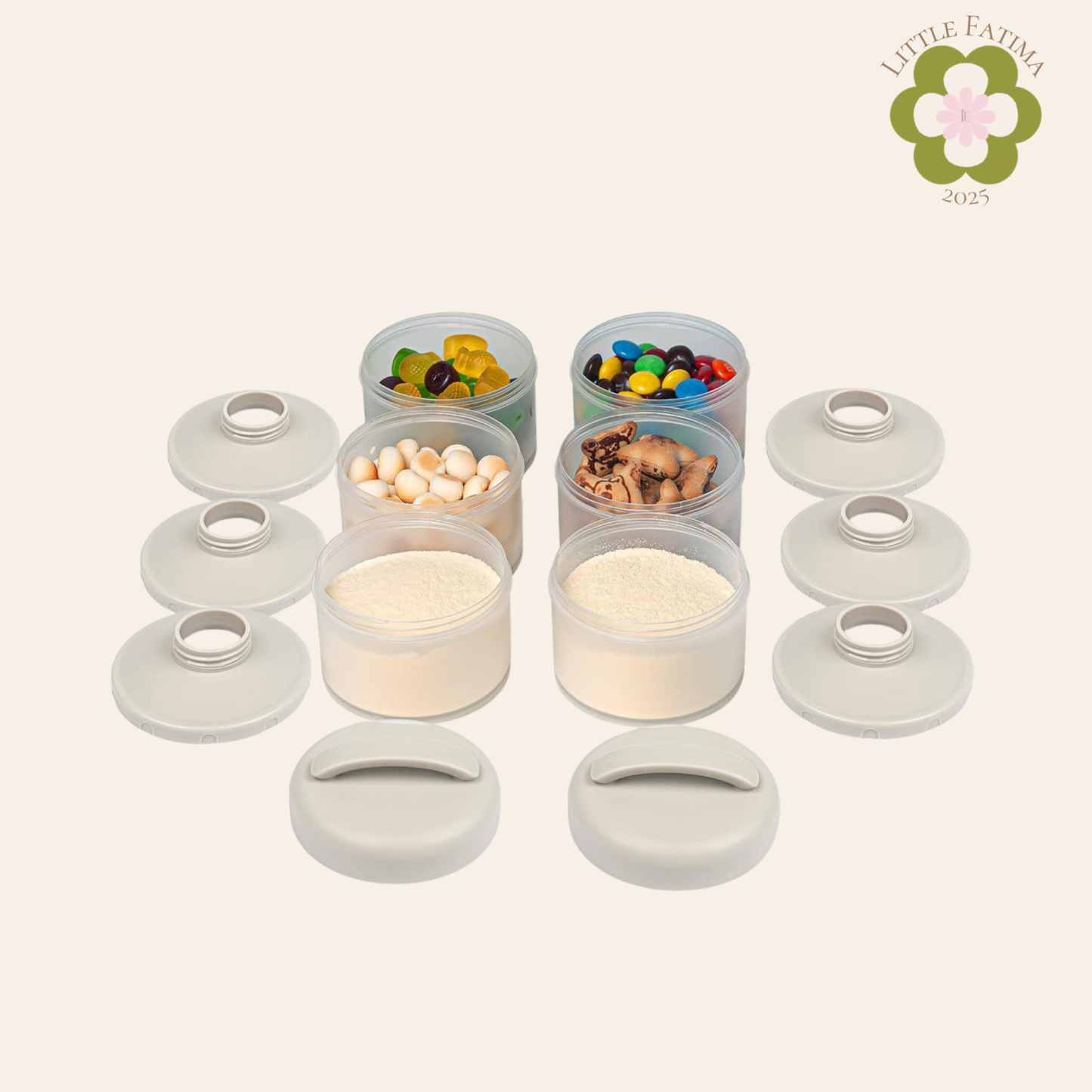 🍼 Dispensador de fórmula apilable (paquete x2) – Termichy