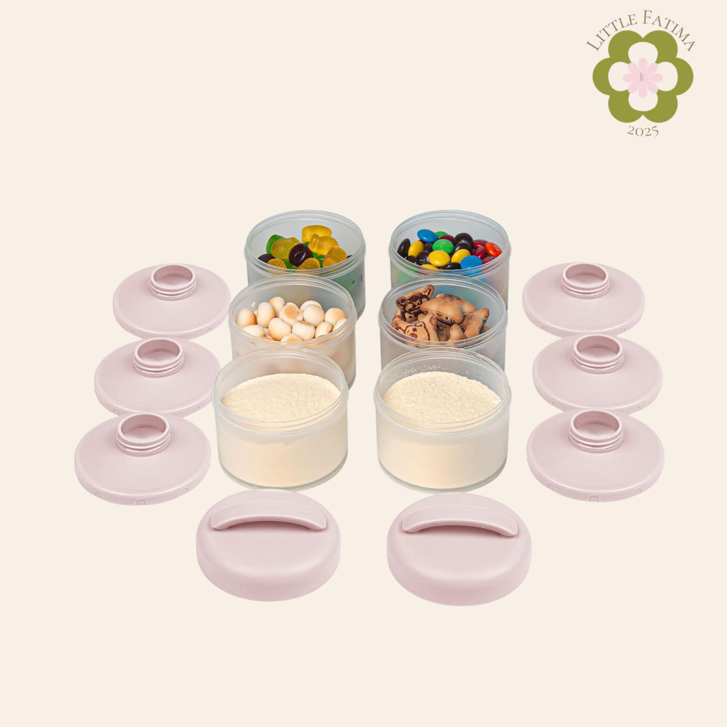 🍼 Dispensador de fórmula apilable (paquete x2) – Termichy