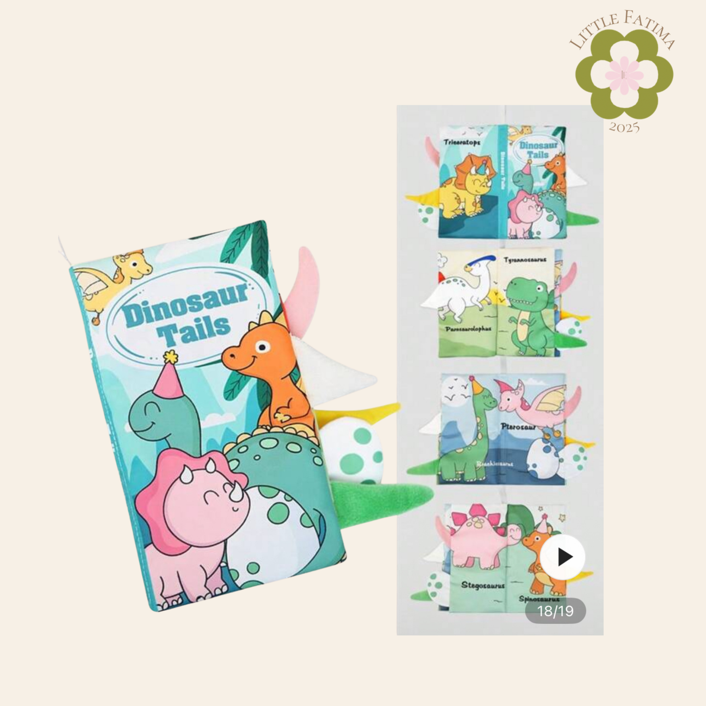 Libros sensoriales con colitas 3D – Varios modelos