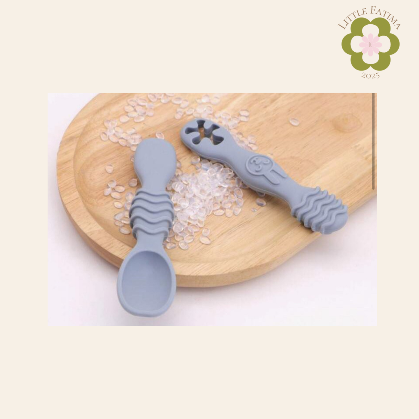 🥄 Set de cucharas de entrenamiento de Alimentación Complementaria – Little Fátima